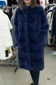 Пальто мех  аукционная норка