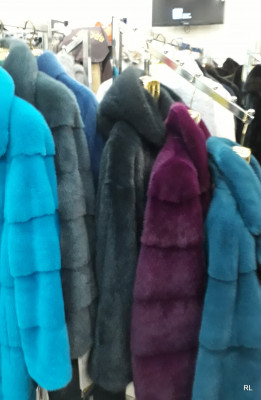 Пальто мех  аукционная норка