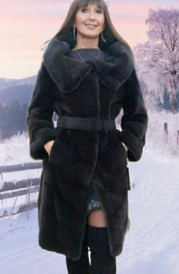 Пальто норка Италия BRASCHI
