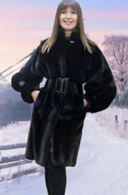 Пальто норка Италия BRASCHI